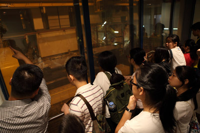 Participants visiting a natural gas-fired generation unit and understanding the use of natural gas for power generation and transmission.